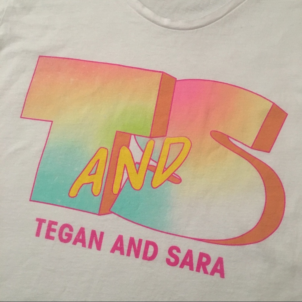 Tegan and Sara LY2D Concert Tee Shirt band